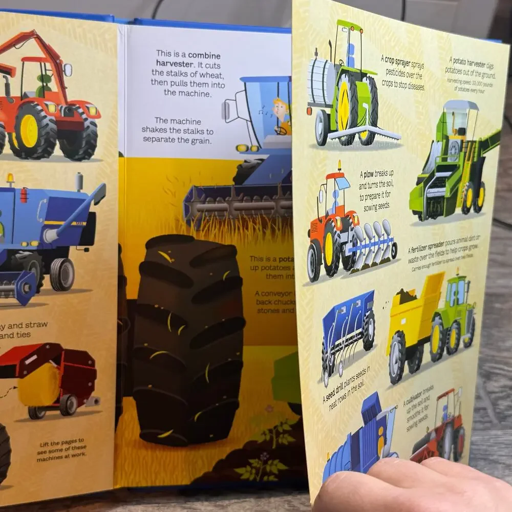 Usborne Big Book of Big Machines EUC